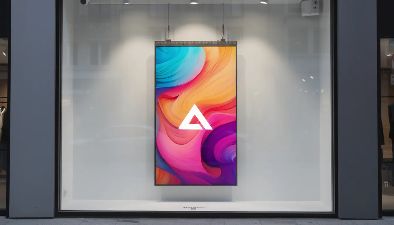 High Brightness Window Display — Double Sided
